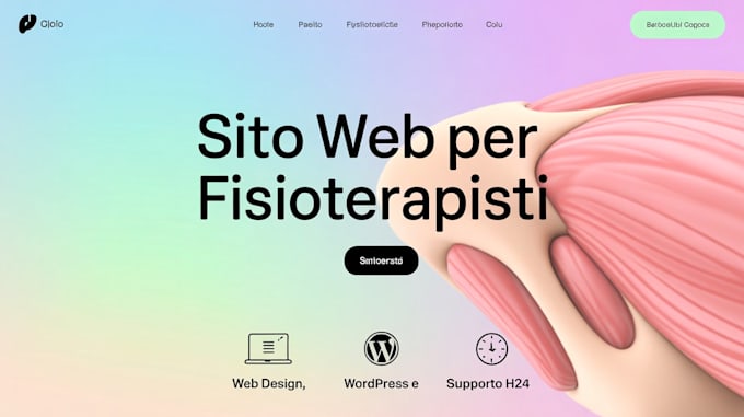 create modern websites for physiotherapy clinics