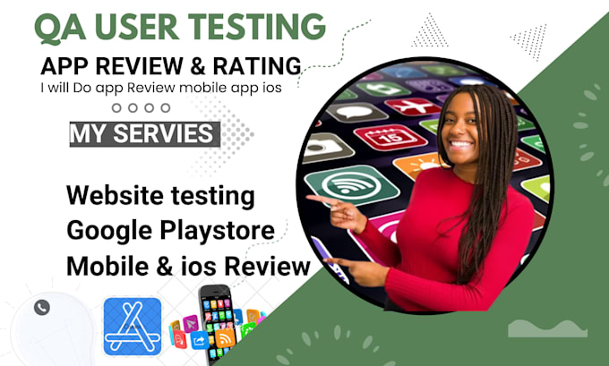 qa app review and website testing, QA, ios mobile phone