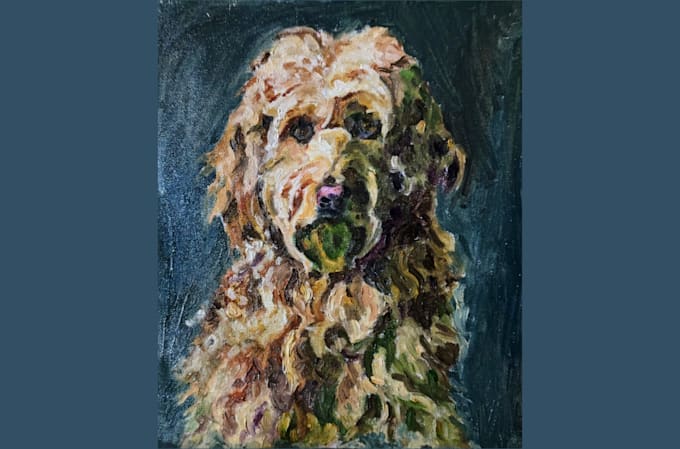 paint a custom pet portrait