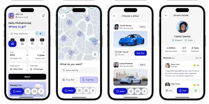 develop taxi booking website taxi app rideshare app  uber app marketplace app
