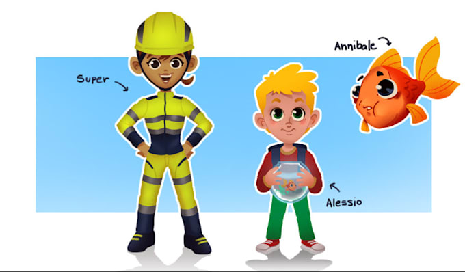 create 2d 3d kids animated video, 2d animation explainer, storybook trailer