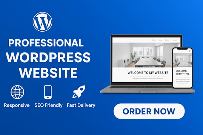 build a wordpress buisness website or landing page using elementor