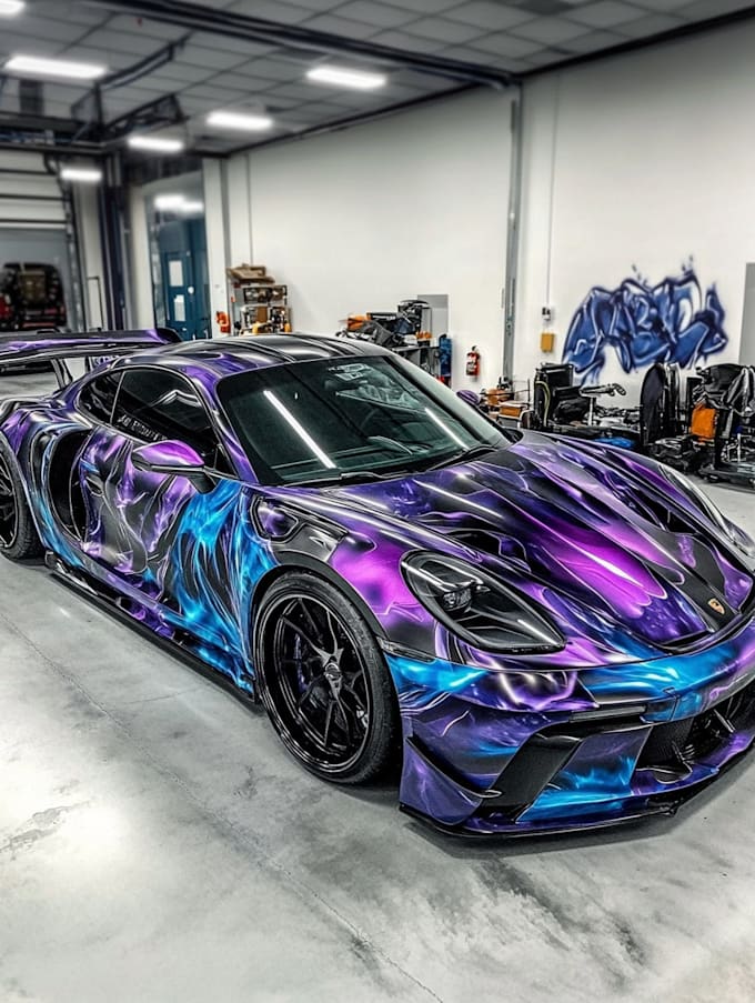 design a professional wrap for your car, bus, truck,