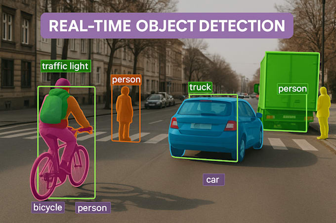 do object detection segmentation using yolo,mask rcnn and deep learning