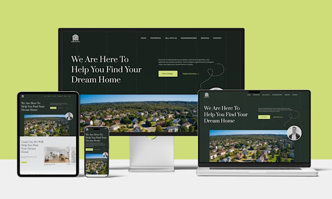 design custom responsive website and mobile app mockups