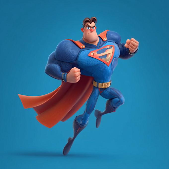 design custom superhero character illustration