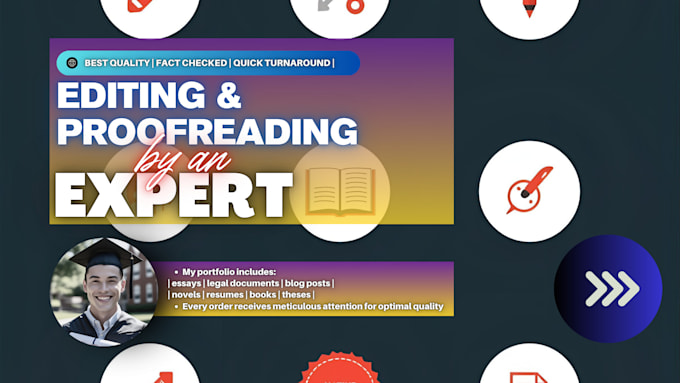 proofread, edit, and polish any text with expert copyediting
