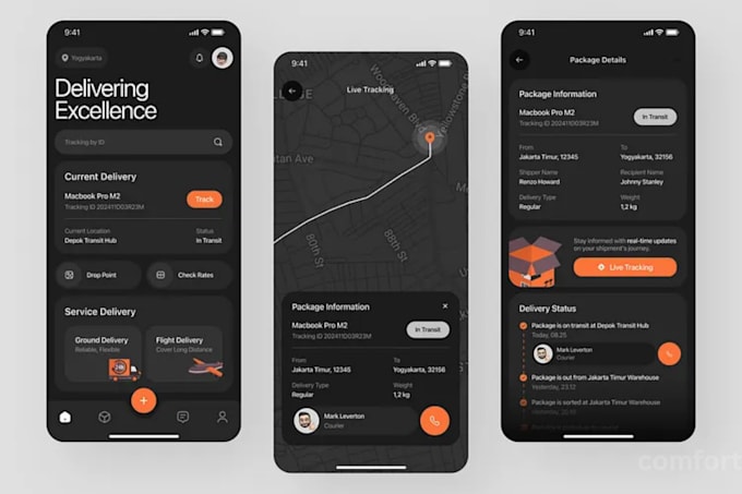 develop a custom transportation management system website or mobile app