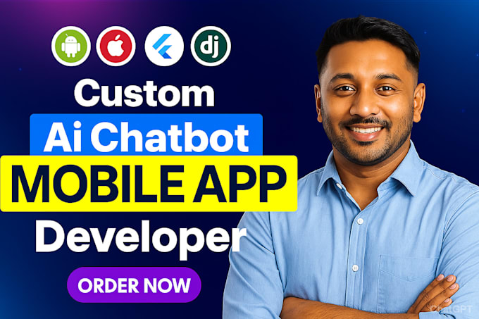 develop ai mobile app, ai chatbot, ai website, ai integration, ios android app