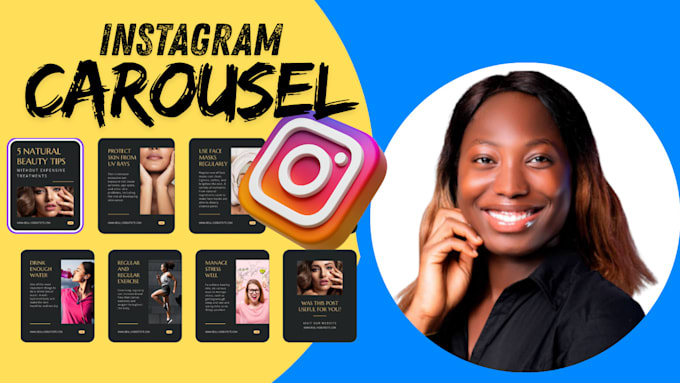 Design attractive social media carousel posts for your instagram ...