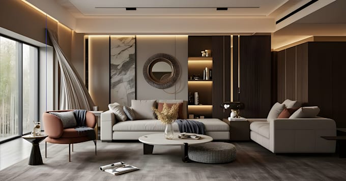 Do 3d interior design ai renderings, from screenshot to realistic ...