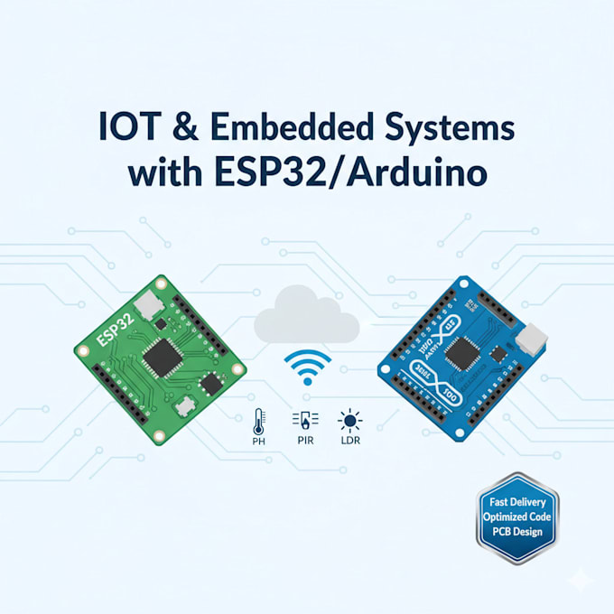 design and program embedded systems with arduino, esp32, and sensors