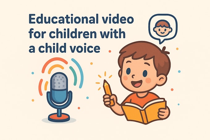create calm, story based kids math educational videos