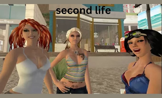 create custom second life 3d models, avatars, clothes, accessories and objects