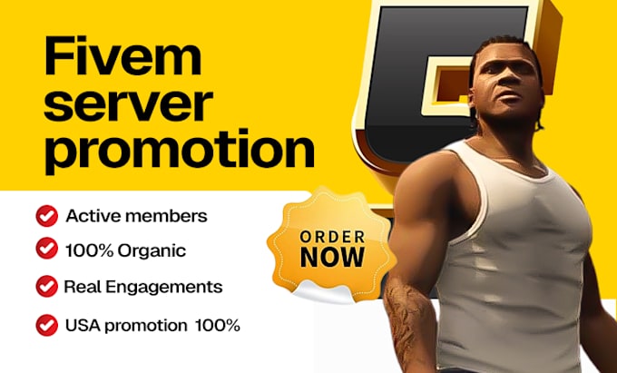 grow your fivem server, professional fivem server promotion