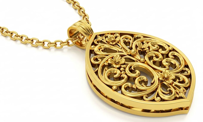 create custom 3d jewelry designs for rings, pendants, necklaces and 3d printing