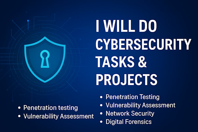 do any cybersecurity tasks and projects