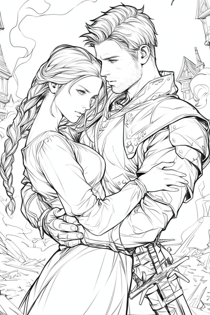 illustrate pictures for your coloring book