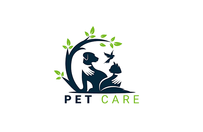 design unique pet service and animal care logo or icon