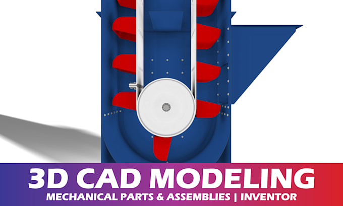 create 3d cad models for mechanical parts and assemblies in inventor