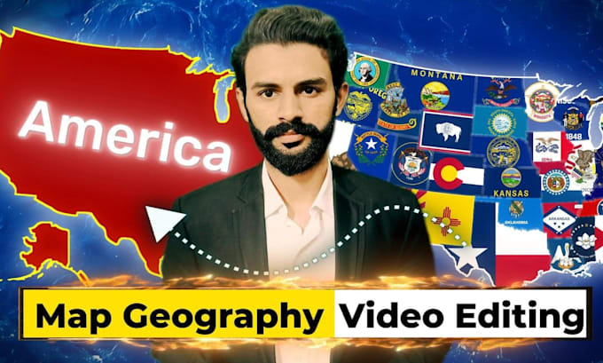 Edit cinematic map geography animation shorts for youtube documentary ...