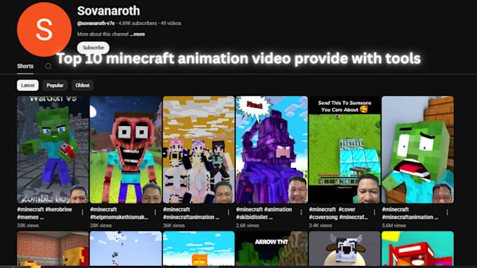 Make minecraft animation for your youtube by using good tools by ...
