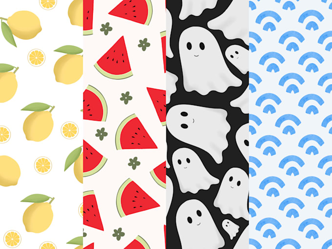 create seamless pattern design, fabric design