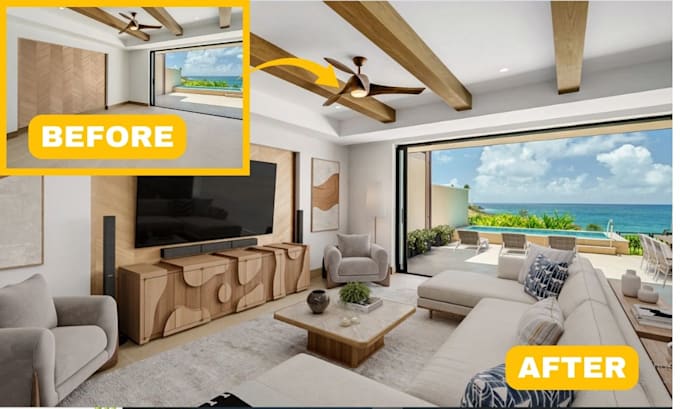 do realistic virtual staging virtual renovation for your listing