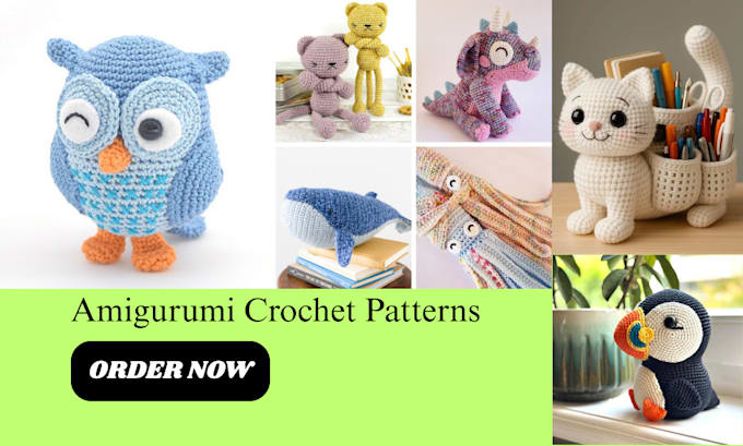design amigurumi crochet patterns with clear instructions