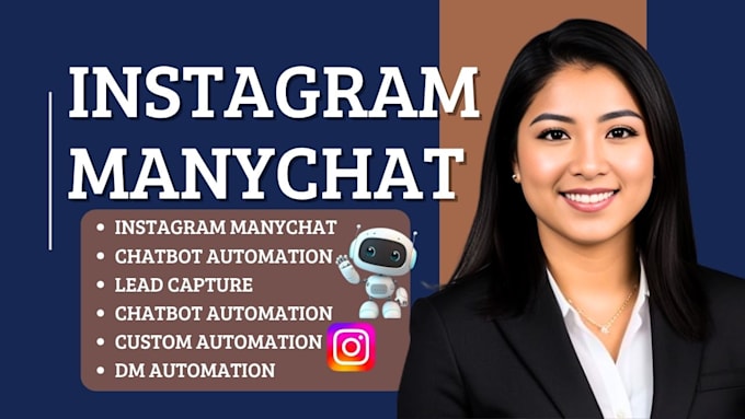 Setup instagram manychat dm automation lead capture autoreply marketing ...