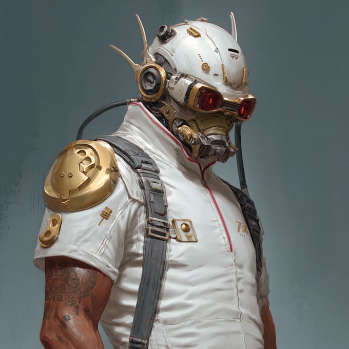 character, mecha, spaceship, weapon or environment sci fi