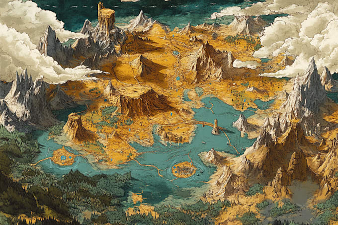 draw your fantasy novel or dnd map