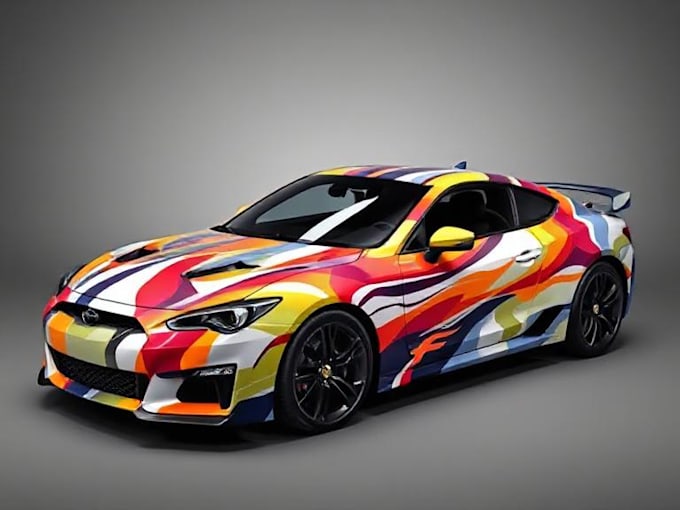 design high quality car wrap and vehicle wrap