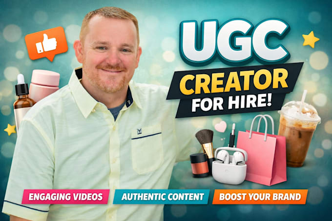 create a male gen x ugc spokesperson video ad for you