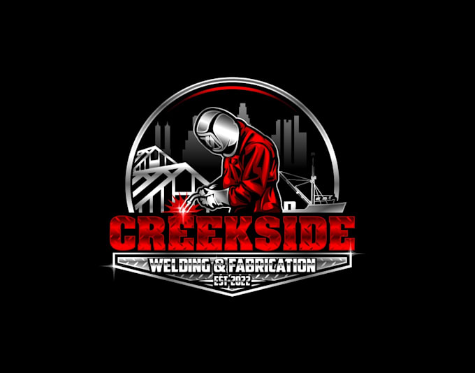 create exclusive and marvelous welding and fabrication logo design