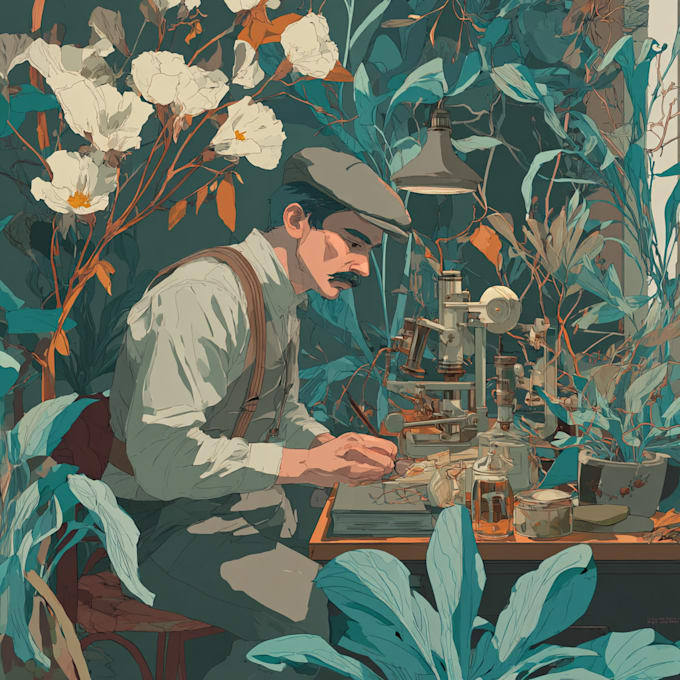 produce your botanical illustration or digital drawing