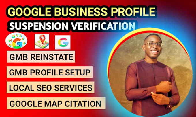 setup, do google business profile verification and reinstate suspended gmb
