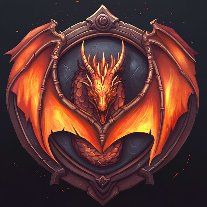 make a fantasy game logo