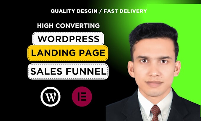 Design a high converting wordpress landing page, sales funnel, and ...