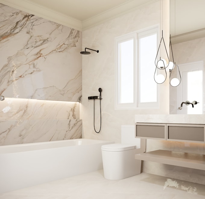 model and render interior rooms and spaces