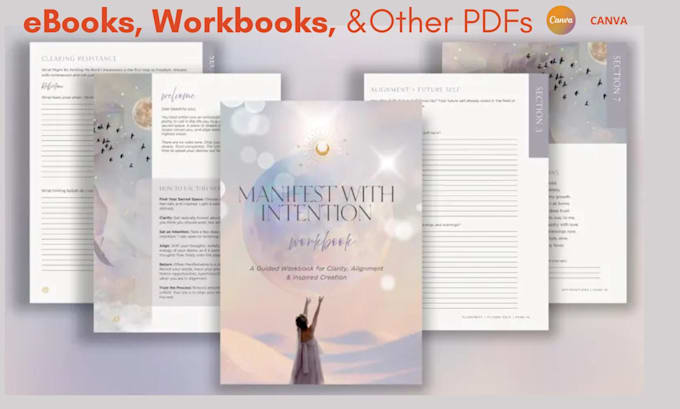 design professional ebooks, workbooks and PDF layouts