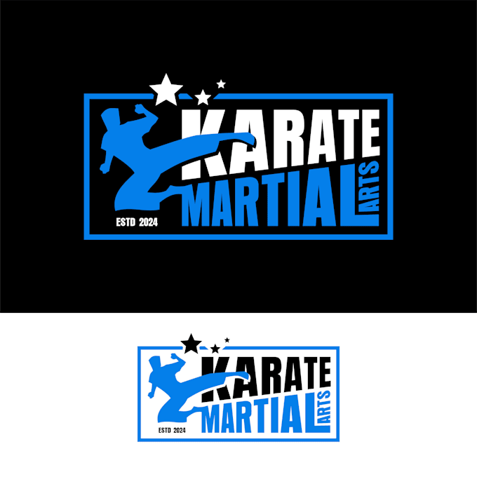 do make an eye catching unique martial art logo