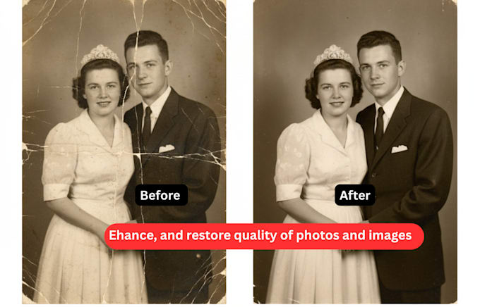 restore old photos in 24 hours