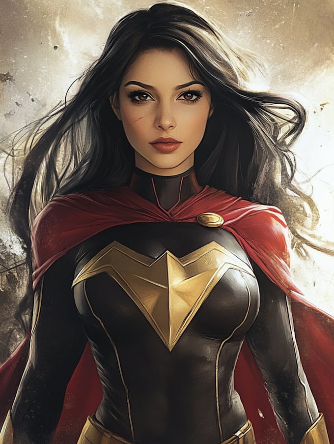 draw a superhero comic