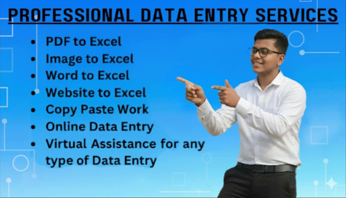 do perfect data entry, excel data entry, copy paste work