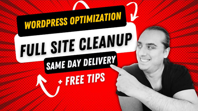 fully optimize and clean up your wordpress website