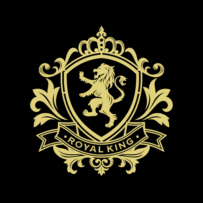 design unique amazing beauty heraldry logo