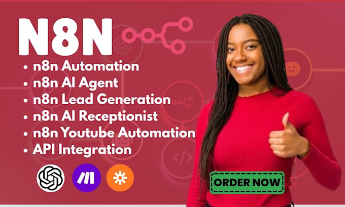 setup n8n automation n8n ai agent n8n lead generation n8n ai receptionist API