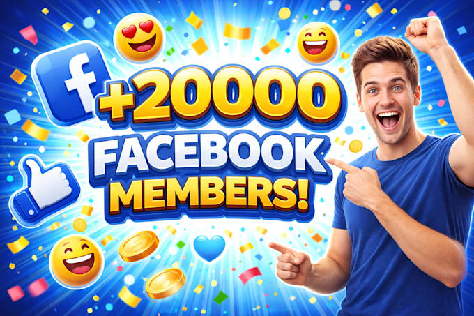 drive 5000 real people to join your facebook group members
