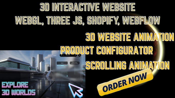 3d interactive configurator animated website three js webgl spline next js gsap